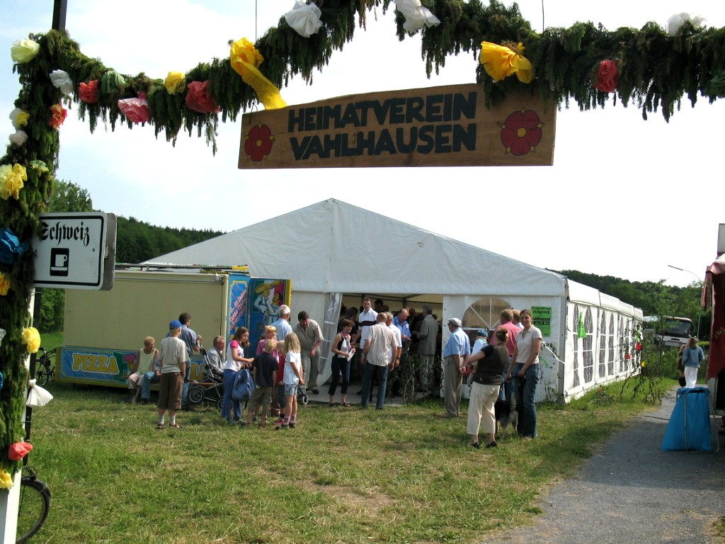 Zaltgottesdienst  beim Dorffest in Vahlhausen